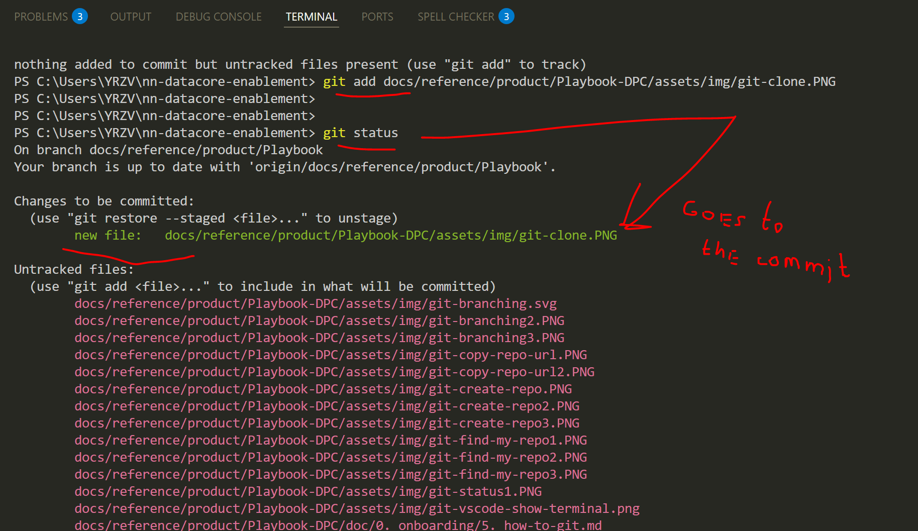 git add