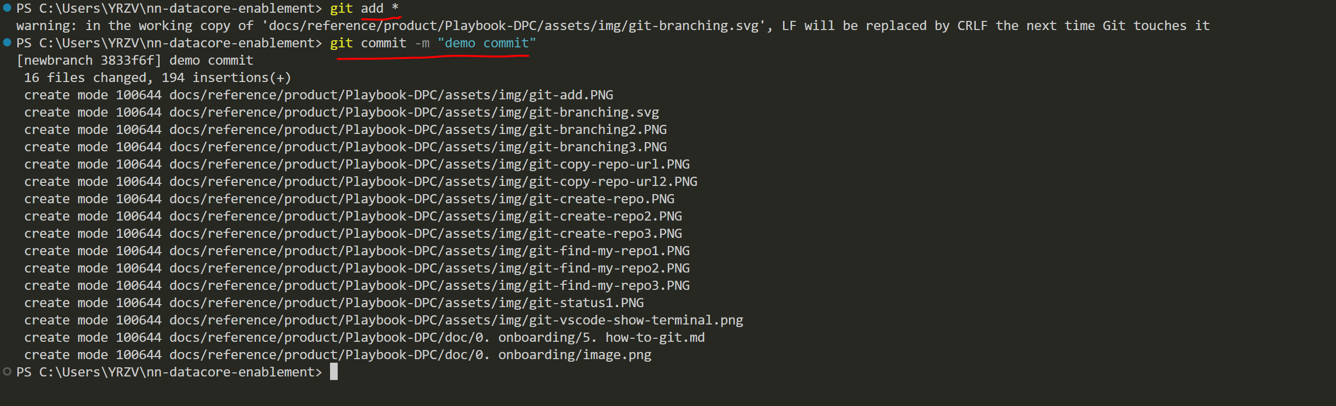 commit