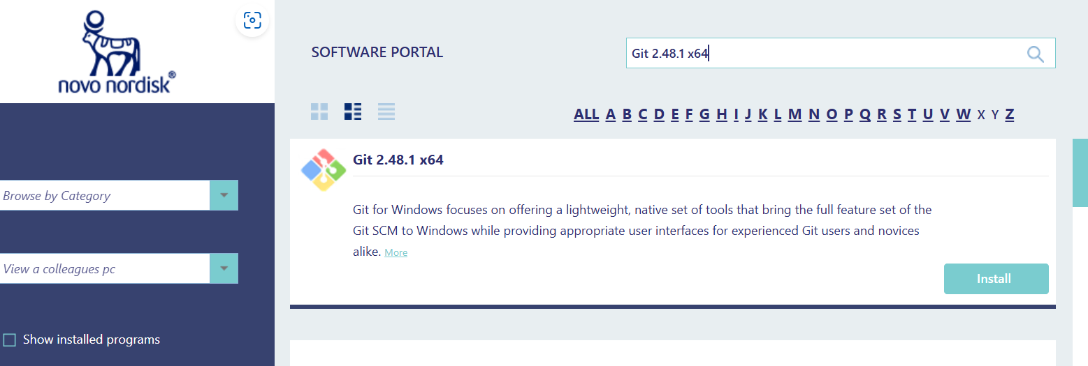 Git Installation Request